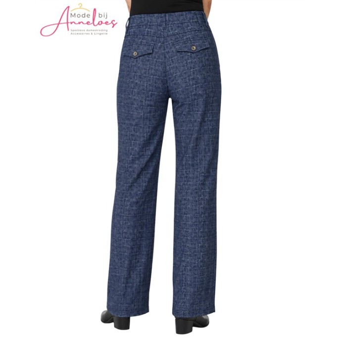 Dreamstar Broek 121 Jakko ruit Indigo mix Dreamstar Broek 121 Jakko ruit Indigo mix